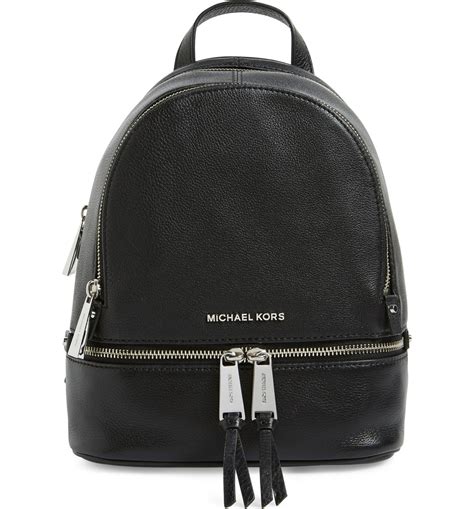 x-small convertible leather backpack michael michael kors rhea